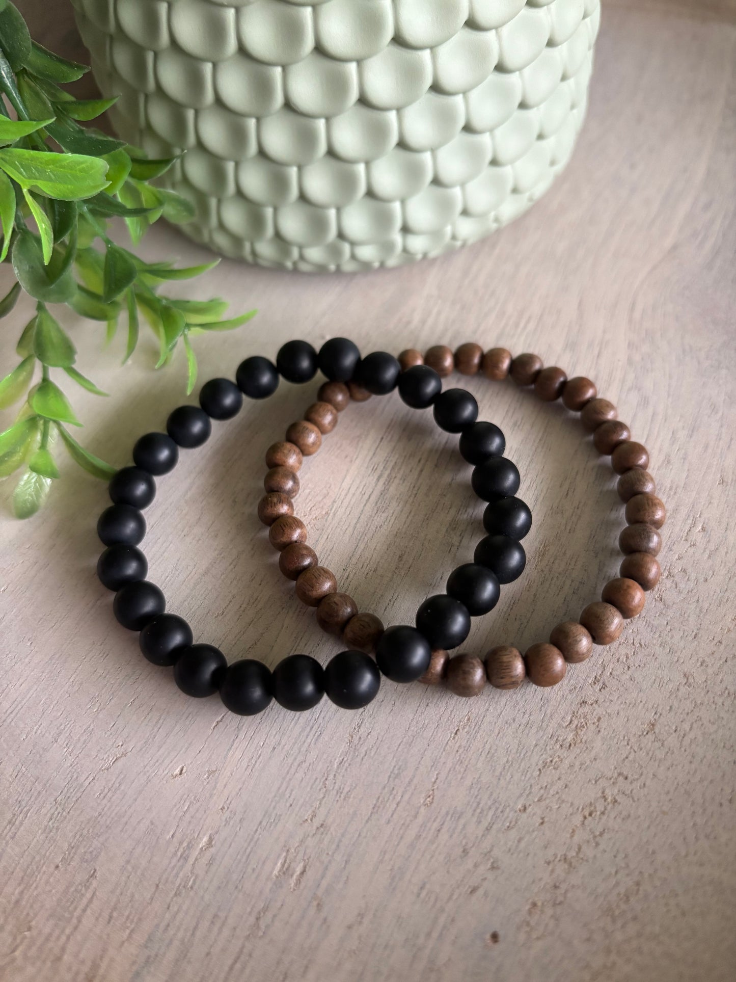 The Onyx & Grey Wood Stack