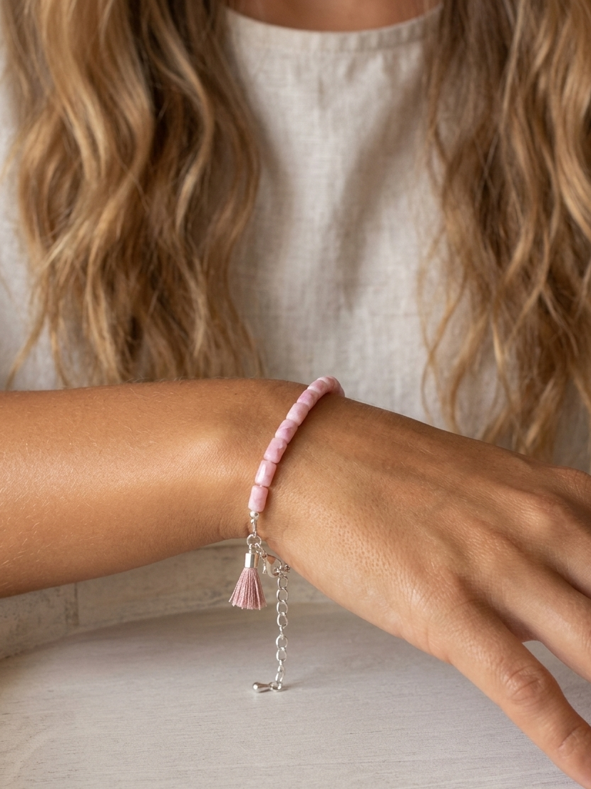 The Pink Peony Bracelet