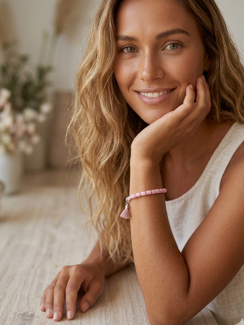The Pink Peony Bracelet
