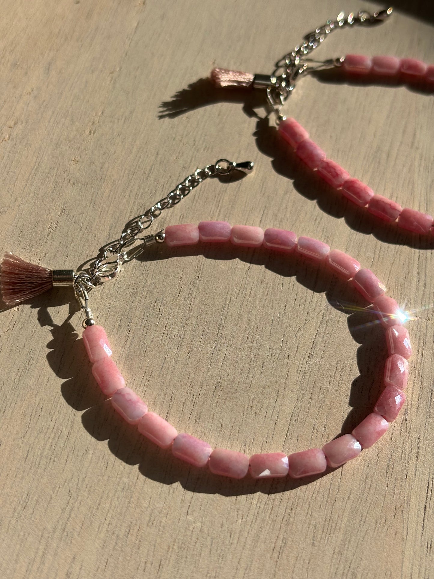 The Pink Peony Bracelet